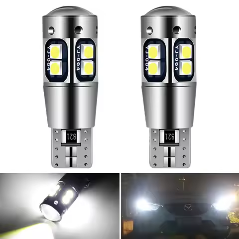 2x W5W T10 LED CANBUS No Error 5W5 12V 10W 950Lm Super Bright Car Interior Side Light 194 3030 SMD A