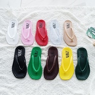 Zara Herringbone Slippers Women's Shoes Crystal Women's Sandals New Summer Fashion Women Sandals