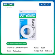 24SHIP Yonex Super Synthetic Over Grip AC102C untuk raket panjang Standard (3 genggaman tertutup)