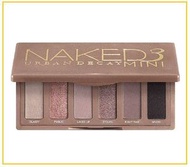 Urban Decay 衰敗城市 六色眼影盤#NAKED3 mini（美國產）