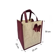 Hampers bag wedding bag/ piya embossed combination bag 22x22x30