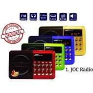 JOC Radio AlQuran 30 Juzuk Rechargeable USB Speaker & MicroSD Card Alquran FM USB AUX