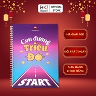 XO Million Dollar Road Notebook, 160-page A4 spring notebook, Smart Takenote Planner Notebook