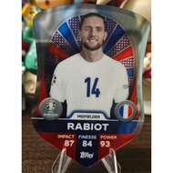 CHROME SHIELD Adrien Rabiot Topps Euro 2024 Card (France)