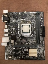 ASUS M-ATX主機板H110M-E CPU i3-7100 文書機
