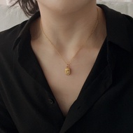 LOVANTE Gold Pendant Necklace Luthier Charm Necklace