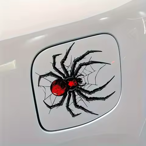 Black Venom Spider: Weaver of the Night Cartoon Design Sticker - Suitable for Cars Trucks, Vans, Lap