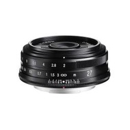 福倫達專賣店: Voigtlander 27mm F2 X-mount 黑色 (X-H2s,X-H2,X-Pro3,X-T5,X-S10,X-H1,X-T4,X-T3,X-T2,X-T30,X-E4)