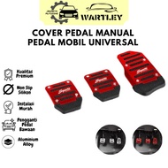 Universal Sports Pedal Cover Automatic Pedal Manual Aluminum Non-Slip Pedal Cover