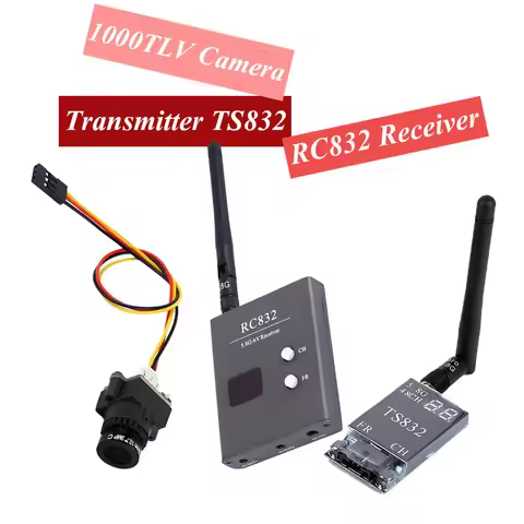 RC832 Receiver +1000TVL + TS832 camera 48CH 5.8G 600mw 5km Wireless AV Transmitter for FPV Multicopt
