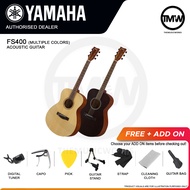 Yamaha FS400 Beginner Spruce Top Acoustic Guitar Concert Body Natural/Black Colors [LIMITED STOCK]