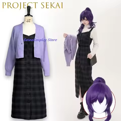 Anime Cosplay Women Asahina Project Sekai Mafuyu Cosplay Costume Super Conference Set Anime Outfit H