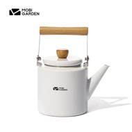 MOBI GARDEN Camping Enamel Kettle Portable Indoor Outdoor Gas Induction Cooker