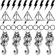 5แผ่น Harley Quinn Tattoo สติกเกอร์สำหรับผู้หญิงผู้ชายผู้ใหญ่Joker Harley Quinn รอยสักฆ่าตัวตาย Squa