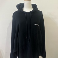 巴黎世家黑色連帽上衣