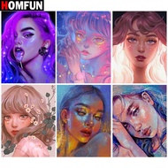 Lukisan Berlian 5d Bordir Penuh Bordir Berlian "potret Kecantikan" Gambar Hiasan Rumah Buatan Tangan