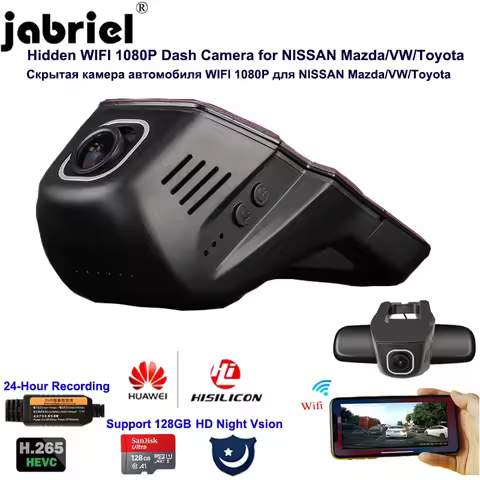 1080P Car DVR Camera Dash Cam 24H Recorder for Nissan qashqai j11 j10 juke x trail t32 Mazda 3 6 cx-