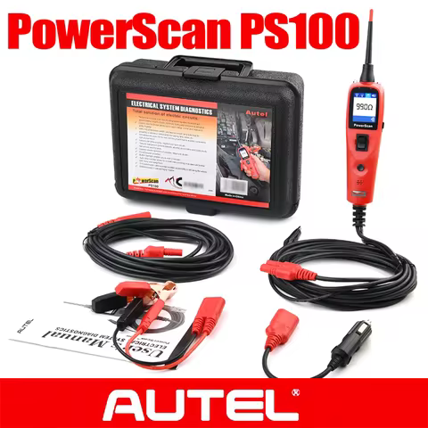 Autel PowerScan PS100 Power Circuit Probe Kit 12V 24V AC/DC Car Circuit System Diagnostic Tool Autom