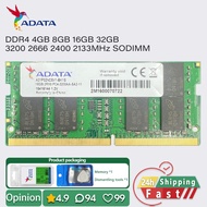 ADATA DDR4 4gb 8gb 16gb 32gb 3200 2666 2400 2133 MHz laptop memory sodimm ram pc4