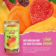 Mixed 5 types of FONUT fruits, 500g jar of dried fruit for snacks, healthy diet