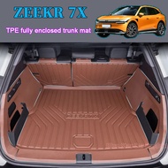 ZEEKR 7X dedicated TPE trunk pad, fully enclosed trunk pad, thickened waterproof New style