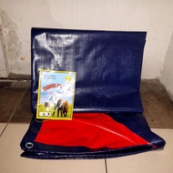 A12 Plastic Tarpaulin 4x5 meters Orangebiru