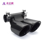 Black boxster Modified Suitable for Dual 981 Throat Exhaust Pipe Tailman Porsche 718gts Card G8WX