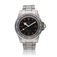 Tudor Submariner Squid Sub Reference 7016/0, a stainless steel automatic wristwatch with snowflake dial