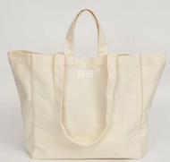 UNIQLO 帆布袋 Tote Bag 米白