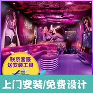KTV Box Decoration Wallpaper 3d Three-Dimensional Wallpaper Sexy Theme Background Wall Wallpaper Kar