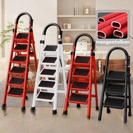 3/4/5/6/7/8 Step Household Folding Iron Ladder Household Steel Ladder/ Aluminum Folding Ladder 8 Ste