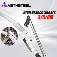 Telescopic High Branch Shears Tree Cutter Pruner Trimmer Gunting Saw Fruit Picking Garden Shears Saw