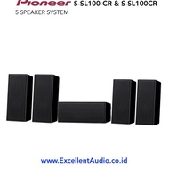 pioneer ssl100cr ssl100lr 5 speaker system satellite speaker
