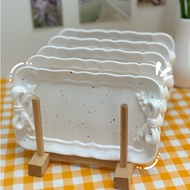 Cement Tray Decorative Bow Tray Decoration