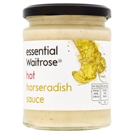 Waitrose Creamed Horseradish Sauce in Jar 285g.  Fast shipping