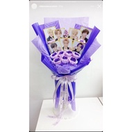 BTS21 KPOP Flower Bouquet Photo Image / Valentine's birthday birthday Gift