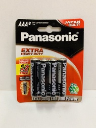 PANASONIC EXTRA HEAVY DUTY BATTERY (D2/C2/AA8/AAA8/9V)