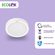 ECOLINK LED Round Surface Mounted Downlight 6" 8" 17W 24W ( 3000K / 4000K / 6500K )