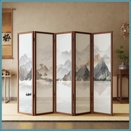 [Preferred] Solid Wood Rattan Divider/Bamboo Divider/Room Separator/Room Partition/Folding Screen/Te
