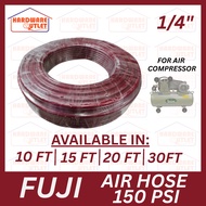 Fuji Air Hose Compressor Hose 1/4" 150 PSI Sold per 10 ft, 15 ft, 20 ft, 30 ft