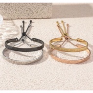 Women's drawstring bracelet, women's tauhid bracelet, women's titanium bracelet