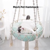 Handwoven Cat Hammock, Home Pet Hammock, Swing Mesh Hammock