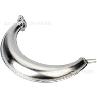 Mini Bicycle Accessories Two-Chong Engine 49CC-80CC Banana Exhaust Pipe Muffler Chimney Iron Exhaust