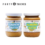 【壽滿趣-Forty Thieves】紐西蘭頂級杏仁顆粒+腰果絲滑(235gX2入)