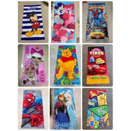 (BIG SIZE) Kids Bath Towel Cartoon / Tuala Mandi Budak 100% Cotton Serap Air / Tuala Kartun