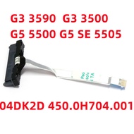 HDD Cable For DELL P89F G3 3500 G5-5505 5500 G3 3590 450.0h704.0011 SATA Hard Drive Cable HDD Connec