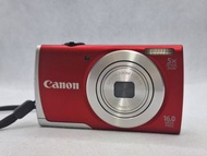 Canon PowerShot A2500 1600萬畫素 CCD相機 功能正常/外殼漂亮/鏡頭乾淨無黴