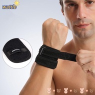 WATTLE Wrist Band,  Nylon Wrist Support,  Black Pink Wrist Guard Sprain Protection