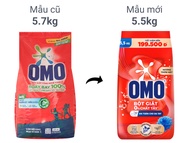 BỘT GIẶT OMO 5.5kg Hệ Bột Thông Minh Mới Công nghệ giặt xanh