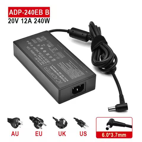 20V 12A 240W 6.0*3.7mm ADP-240EB B AC Adapter Laptop Charger For Asus ROG Strix G15 G513 G513QM G513